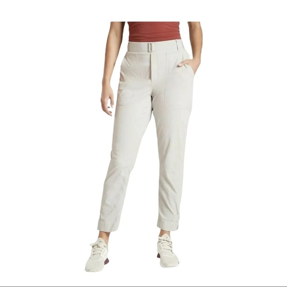 Athleta Birch Trekkie Hiking Pant Stretch Slim-Fit Ripstop Design Activewear - Picture 1 of 9